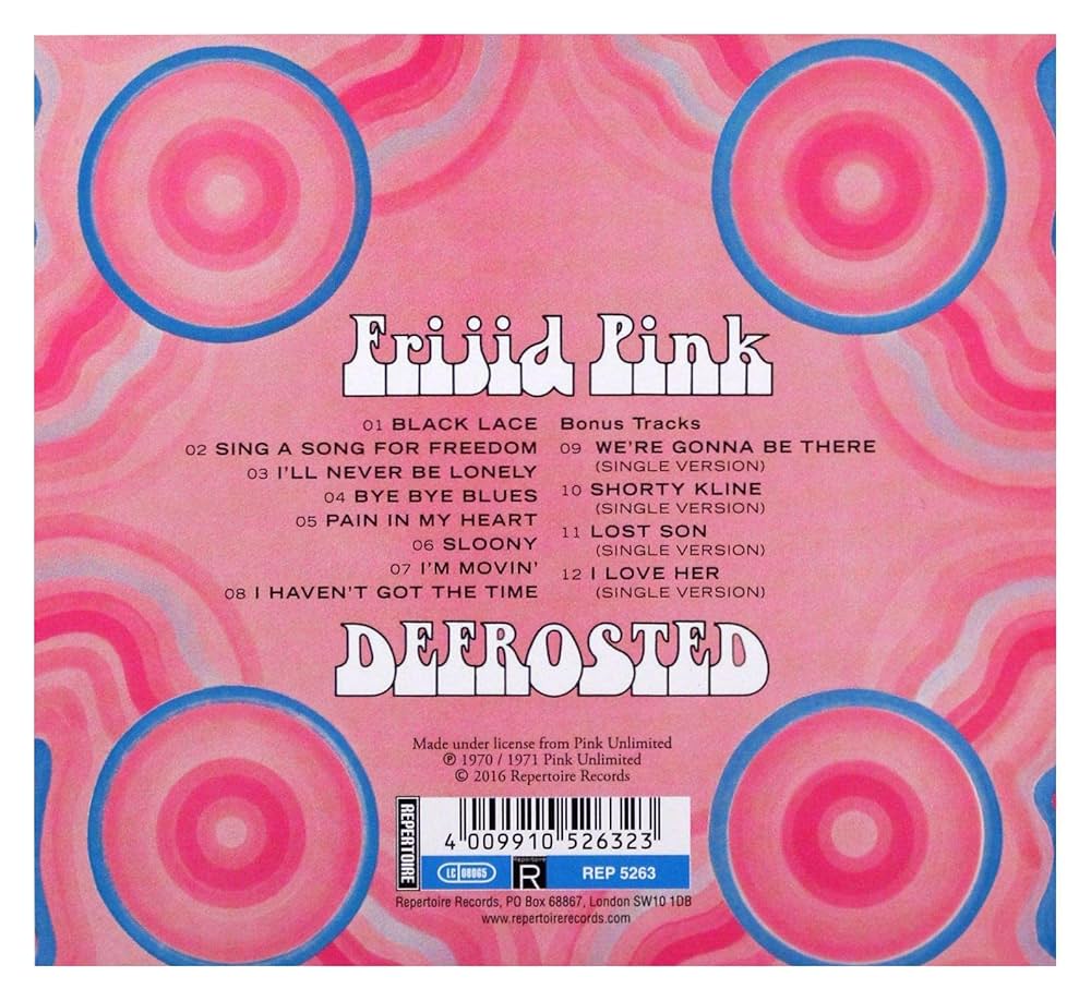 フリジド　ピンク2 デフロスタィド Frijid Pink - Defrosted - Amazon.com Music
